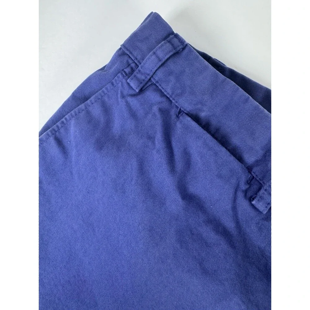 Timo Weiland Womens Pants SIze 44 Washed Navy Blue EU Made Chinos Straight Leg‎